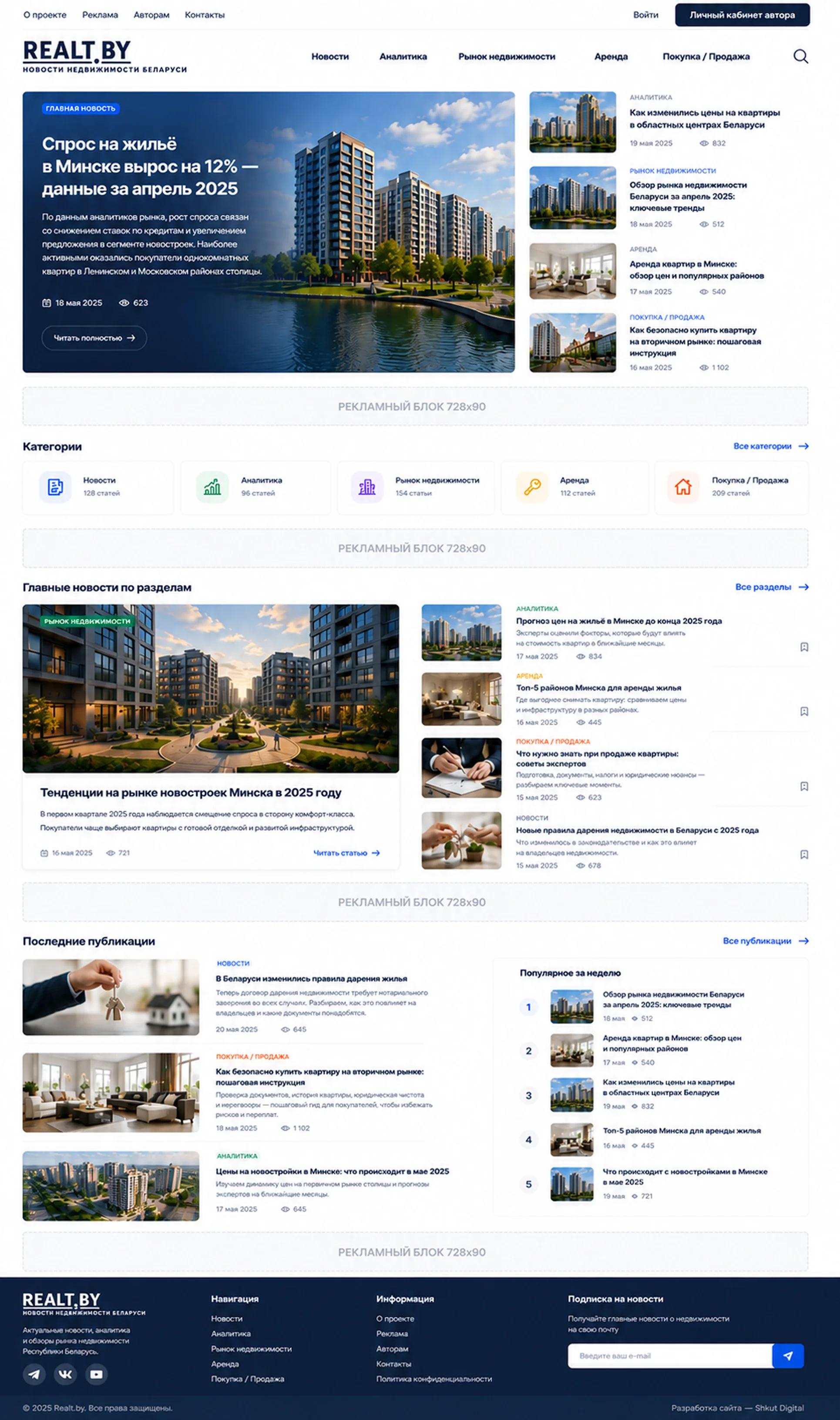 Новостной портал недвижимости
